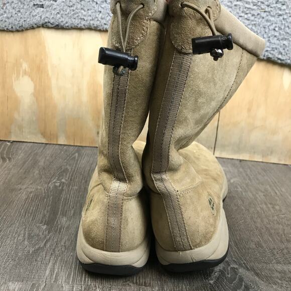 Merrell Boots Natural Shearling Winter Slip On Womens Size 6.5 - Picture 3 of 10